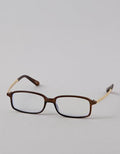 AE Rectangular Blue Light Glasses - Brown