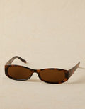AE Narrow Wrap Sunglasses - Brown