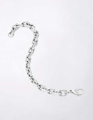 West Coast Jewelry Stainless Steel 8.5mm Link Bracelet - Gunmetal