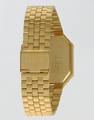 Nixon Re-Run Watch - Gold