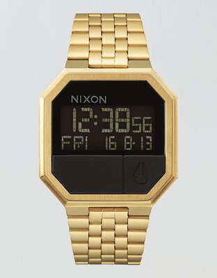 Nixon Re-Run Watch - Gold