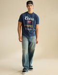 AE Standard Fit Coors Graphic T-Shirt - Indigo Waters
