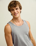 AE Ribbed Tank Top - Heather Gray
