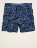 AE 6" Miller Lite Mesh Lounge Short - Dark Blue