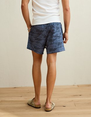 AE 6" Miller Lite Mesh Lounge Short - Dark Blue