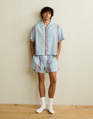 AE Stretch Cotton Lounge Set - White