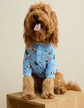 ABO Snoopy Santa Plush Dog Pajama - Waterfall Splash