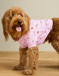 ABO Baked Goods Plush Dog Pajama - Parfait Pink