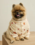 ABO Luxe Plush Snoopy PJ Top - Oatmeal
