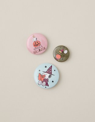 ATNY Snoopy Halloween Button Pin Set 3-Pack - Multi