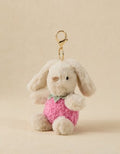 Mon Ami Strawberry Bunny Bag Charm - Multi