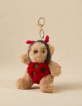 Mon Ami Ladybug Bear Bag Charm - Multi