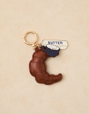 AE Croissant Bag Charm - Brown