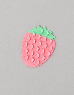 12 NYC Strawberry Suction Phone Accessory - Multi