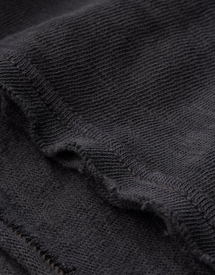 Aerie It's Casual Knit Slub Short - Smoked Gray