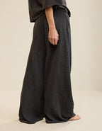 Aerie It's Casual Knit Slub Trouser - Smoked Gray