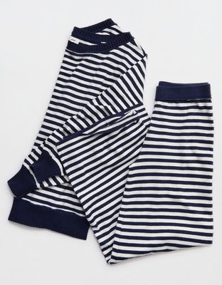 Aerie Sunday Soft Trouser - Navy