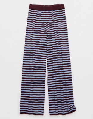 Aerie Sunday Soft Trouser - Royal Berry