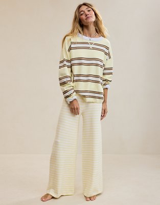 Aerie Sunday Soft Trouser - Cozy Yellow
