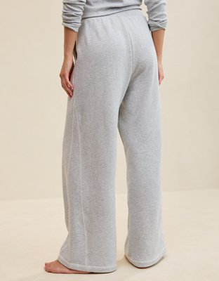 Aerie Go-To Trouser - Medium Heather Gray