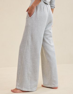 Aerie Go-To Trouser - Medium Heather Gray