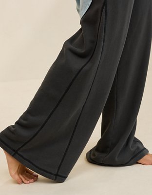 Aerie Go-To Trouser - Smoked Gray