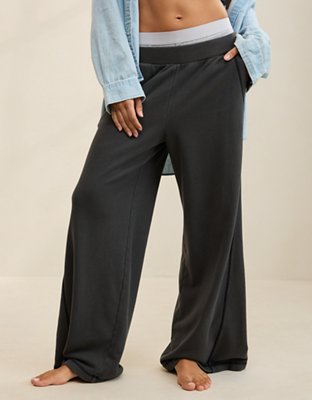 Aerie Go-To Trouser - Smoked Gray