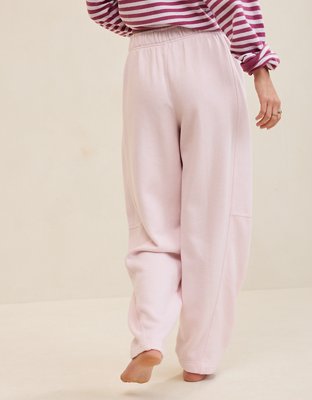 Aerie Oh Zip! Barrel Pant - Pink Petal