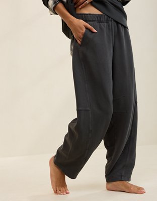 Aerie Oh Zip! Barrel Pant - Smoked Gray