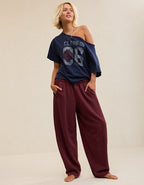 Aerie Oh Zip! Barrel Pant - Royal Berry