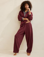 Aerie Oh Zip! Barrel Pant - Royal Berry