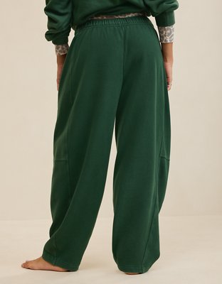 Aerie Oh Zip! Barrel Pant - Rugged Green