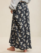 Aerie Happy & Drapey Maxi Skirt - Smoked Gray
