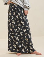 Aerie Happy & Drapey Maxi Skirt - Smoked Gray