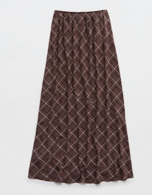 Aerie Happy & Drapey Maxi Skirt - Relic
