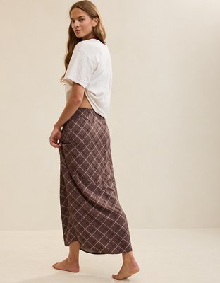 Aerie Happy & Drapey Maxi Skirt - Relic