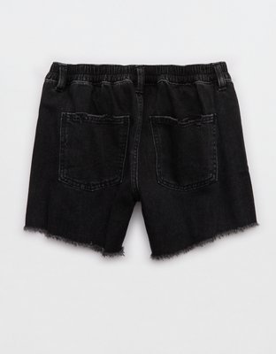 Aerie Daydream Denim Short - Charcoal Ash