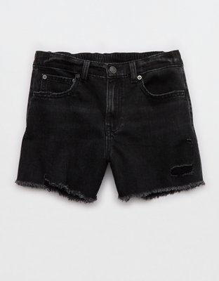 Aerie Daydream Denim Short - Charcoal Ash