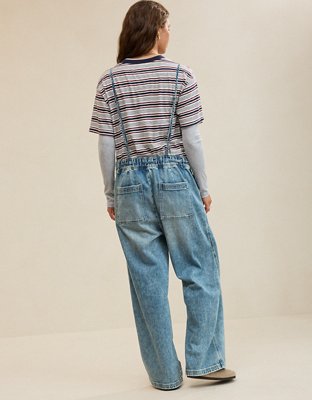 Aerie Lace Through Overall - Blue