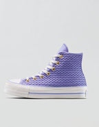Converse Chuck Taylor All Star Knit Lift Platform Sneaker - Purple