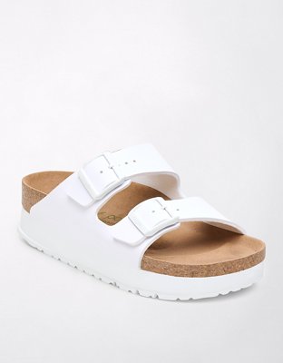 Birkenstock Arizona Platform Sandal - Cool White