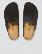 Birkenstock Chunky Suede Clog - Black