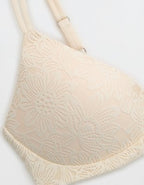 Sunnie Bloom Lace Wireless Push Up Bra - Vintage Vanilla