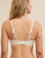 Sunnie Bloom Lace Wireless Push Up Bra - Vintage Vanilla