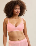 Sunnie Wireless Push Up Bra - Club Pink