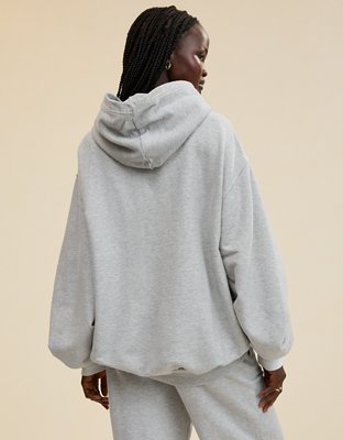 Aerie Jet Setter Hoodie - Medium Heather Gray
