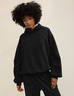Aerie Jet Setter Hoodie - True Black