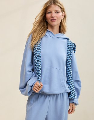 Aerie Jet Setter Hoodie - Monaco Blue