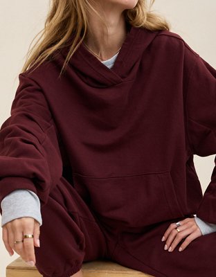 Aerie Jet Setter Hoodie - Royal Berry