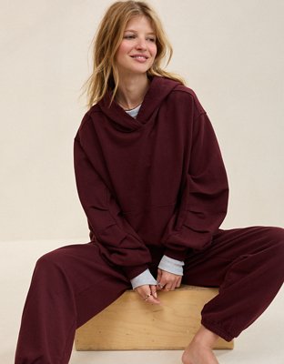 Aerie Jet Setter Hoodie - Royal Berry